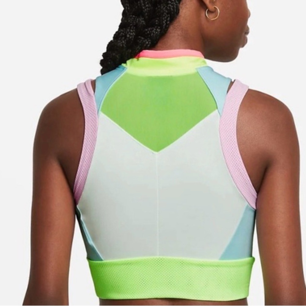 Jordan Heatwave Crop Top, women’s L, zip up, tight fit,  stretchy​ - Picture 3 of 7